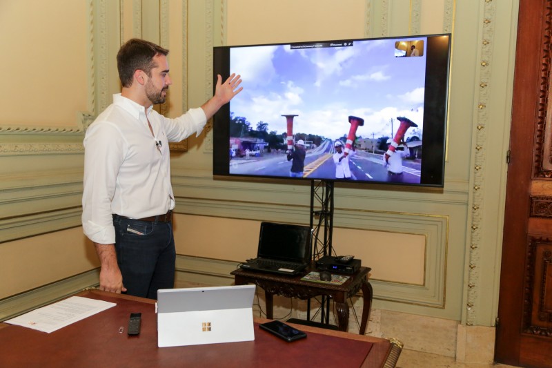 Viaduto da ERS-040, no entroncamento com a ERS-118, foi inaugurado nesta sexta-feira (3/4).