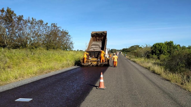 No próximo mês, serão concluídos quatro quilômetros de asfalto
