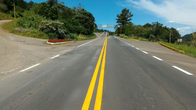 Foto da rodovia ERS-446 (São Vendelino - Carlos Barbosa)