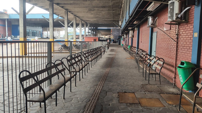 Na foto, a estação Rodoviária de Porto Alegre