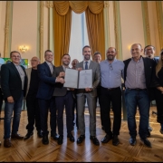 Na foto, o governador