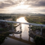 Na foto, a ponte da ERS-130