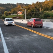 Na foto, a ponte da ERS-130.
