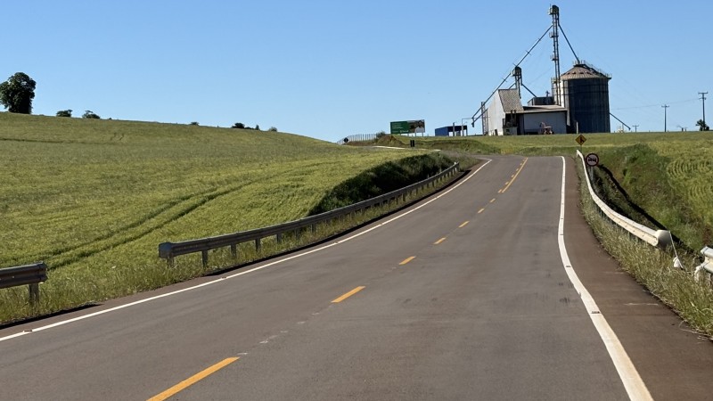 Os 12,1 quil&ocirc;metros pavimentados da ERS-340 encurtam trajetos da regi&atilde;o.