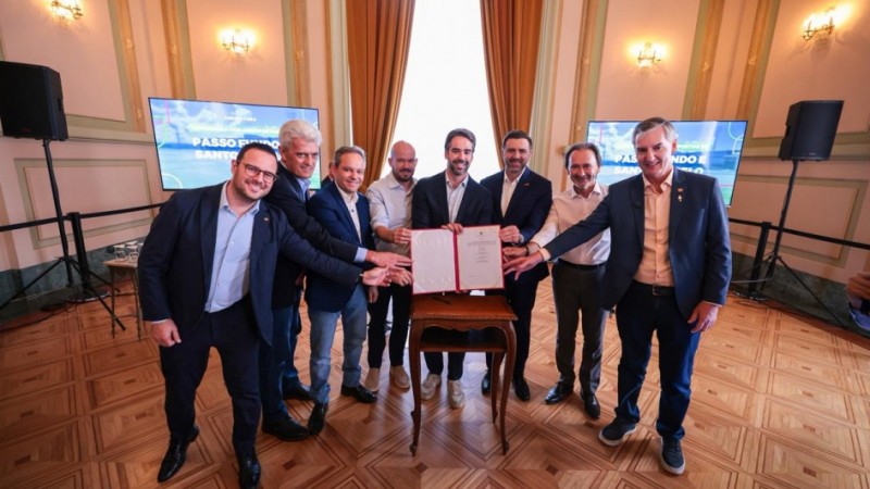    Leite afirmou que a moderniza&ccedil;&atilde;o dos aeroportos integra uma estrat&eacute;gia mais ampla de transforma&ccedil;&atilde;o da infraestrutura ga&uacute;cha